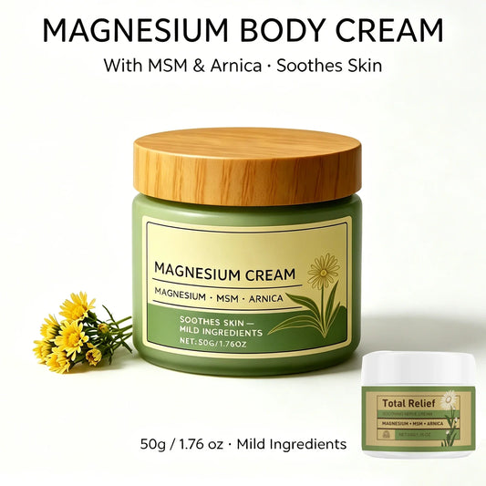 Hoygi Magnesium Body Cream 50g – MSM & Arnica Moisturizer Body Moisturizer Cream Oasis Select