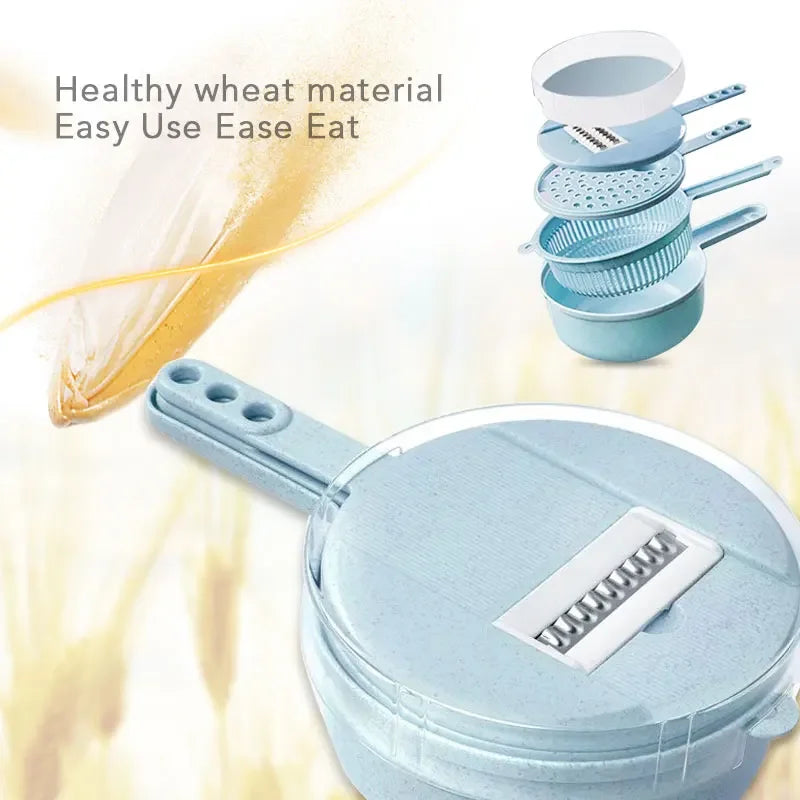 Vegetable Chopper Multifunctional Grater Cutter Kitchen Tools Peaceful Pleasures Health and Wellness
