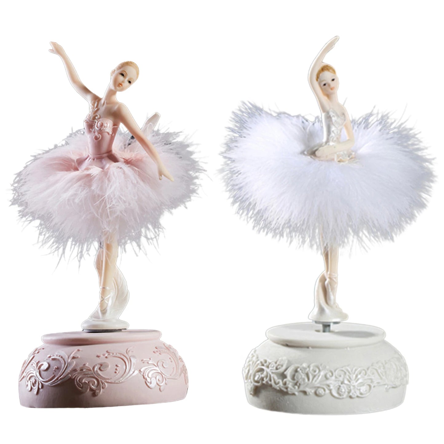Creative Ballerina Music Box Exquisite Workmanship Dancing Doll Music Box for Teen Girls Birthday or New Year Gift Peaceful Pleasures Health and Wellness