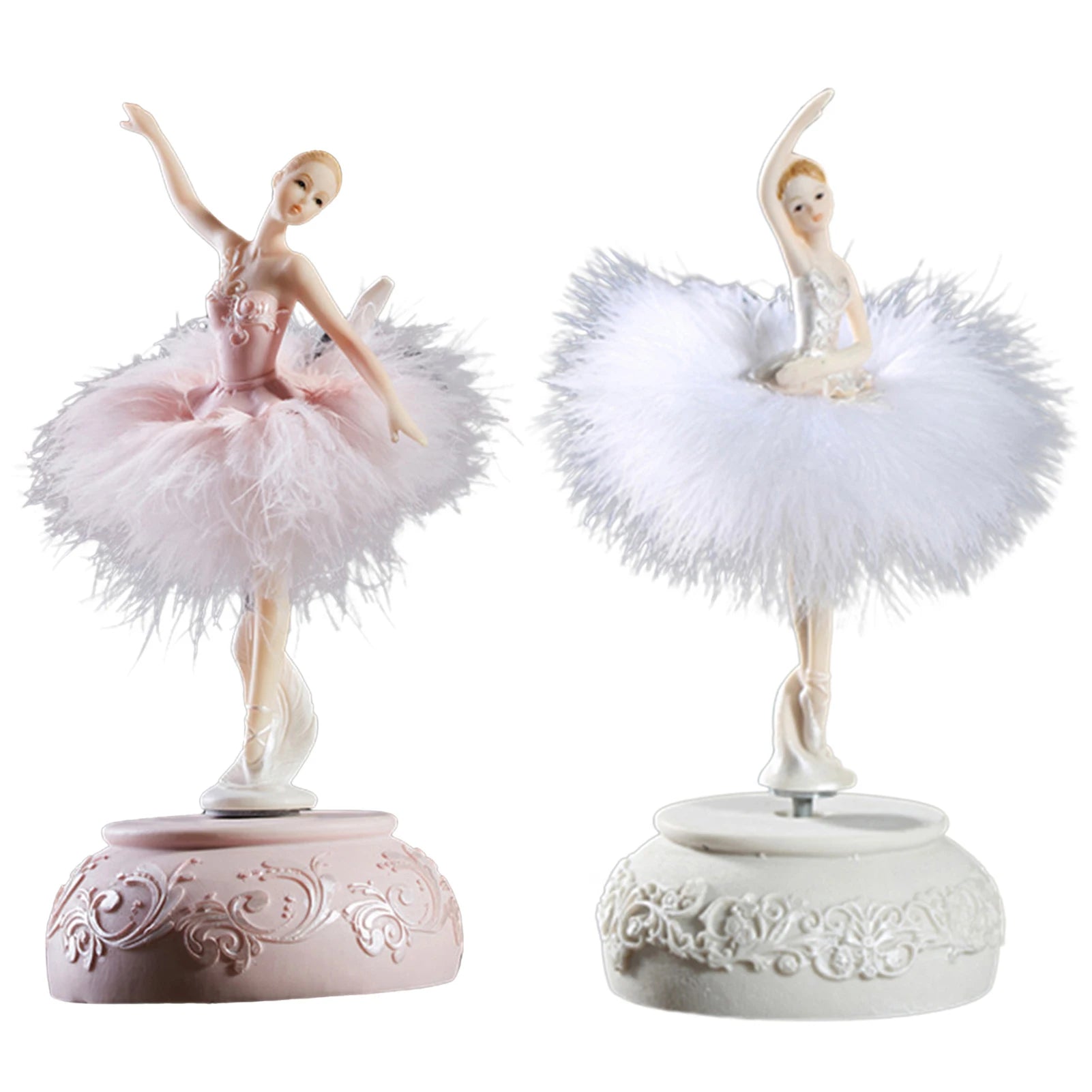 Creative Ballerina Music Box Exquisite Workmanship Dancing Doll Music Box for Teen Girls Birthday or New Year Gift Peaceful Pleasures Health and Wellness