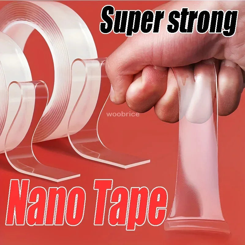 Nano Double-Sided Tape – Strong, Waterproof & Reusable
