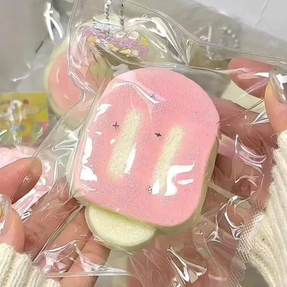 Cute Food Series Stress-relieving Toys Silicone Squeezing Slow