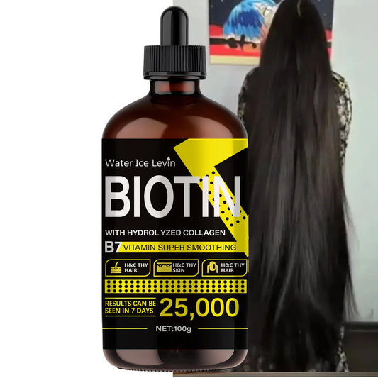 Biotin Hair Oil with Collagen & Vitamin E – Adds Shine, Unisex Biotin Hair Oil Peaceful Pleasures Health and Wellness