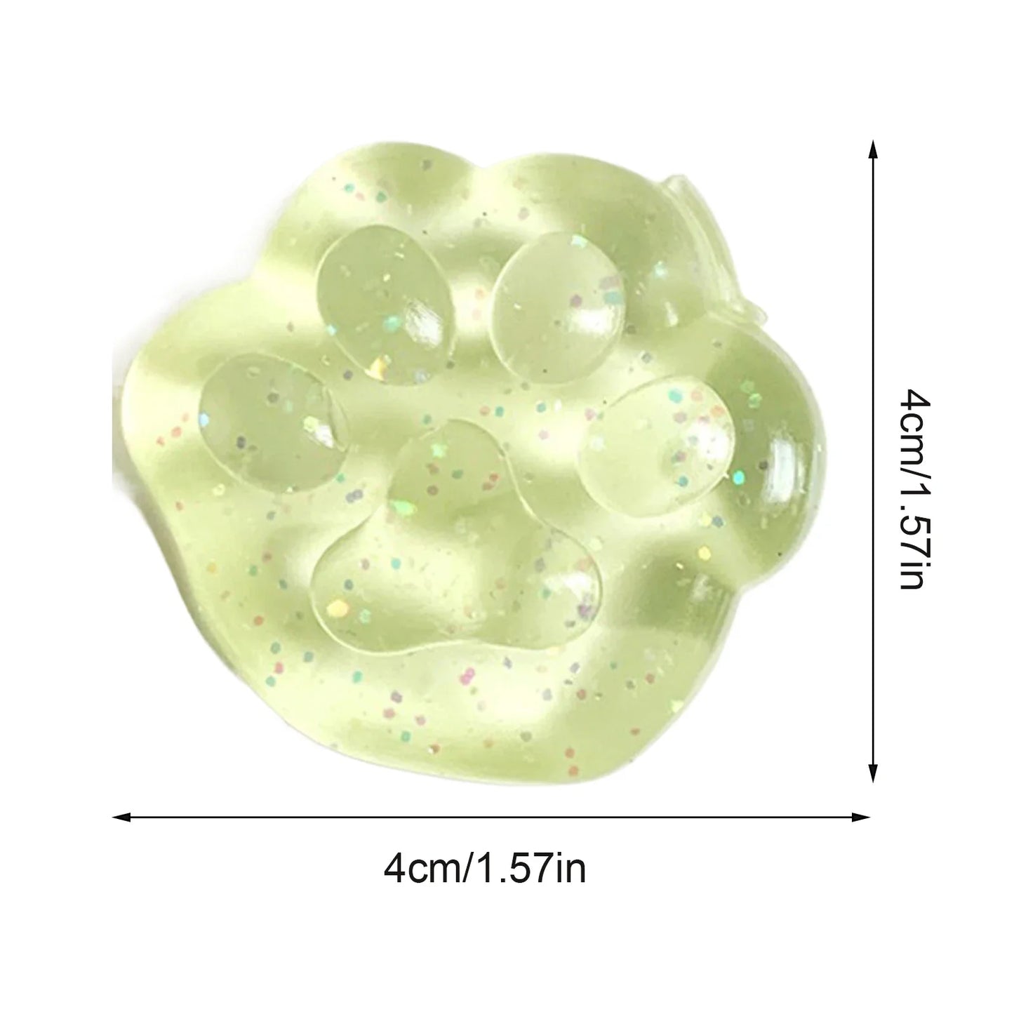 Soft Cat Paw Squeeze Fidget Toy | Slow Rebound Silicone