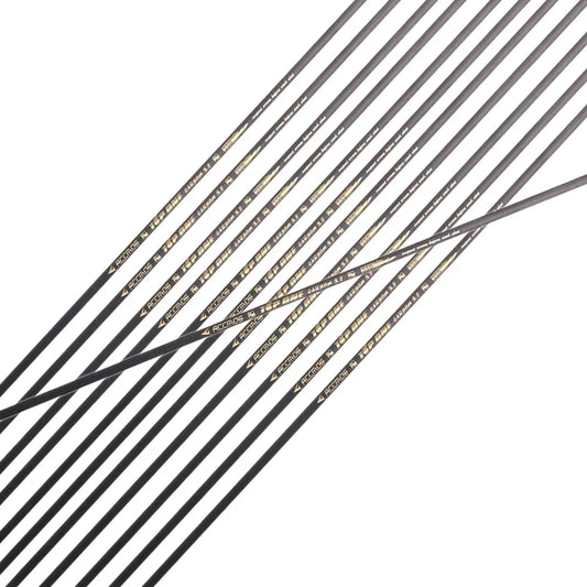 ID3 2 0 001 Pure Carbon Arrow Shaft Spine 350 400 500 550 600 650 700 Peaceful Pleasures Health and Wellness 1000sp 30in 12pc