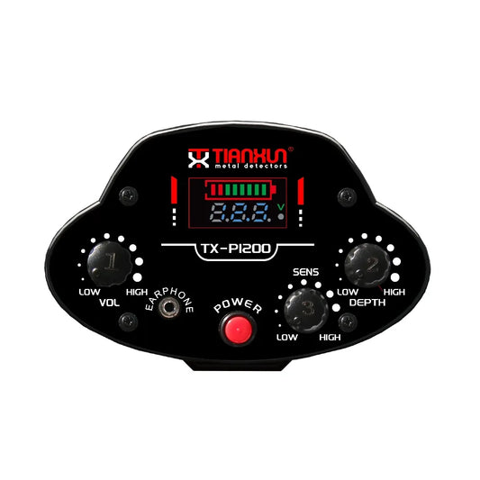 PI200 Pulse Induction Metal Detector Gold Silver Detector Deep Industrial Underground Metal Detector Long Distance Location Peaceful Pleasures Health and Wellness