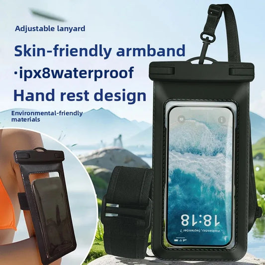 waterproof phone pouch for swimming bag phone case under water IPX8 waterproof bag diving phone case waterproof phone pack Peaceful Pleasures Health and Wellness