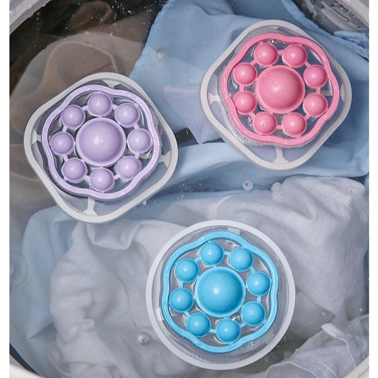 Washing Machine Laundry Ball Filter – 8pc Hair & Lint Remover Laundry Filter Balls Peaceful Pleasures Health and Wellness