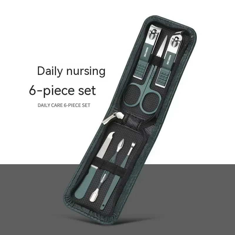 6-Piece Manicure & Pedicure Nail Clipper Set for Men & Women