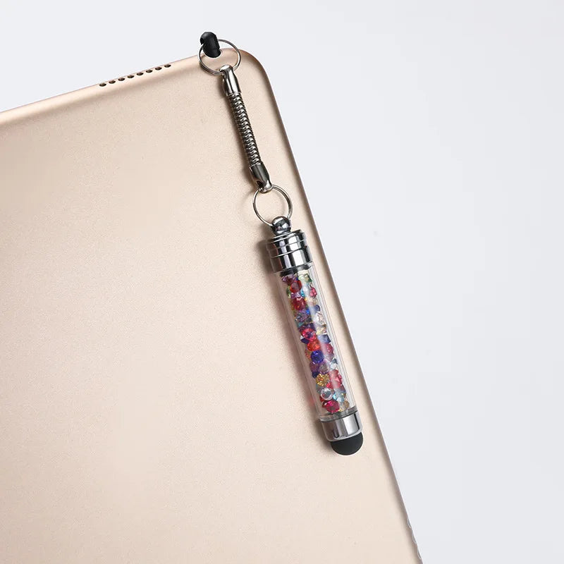 Crystal Pendant Capacitive Stylus Universal Stylus For Touch Screen touch pencil for cell phone Capacitive Stylus Pen For phone Peaceful Pleasures Health and Wellness