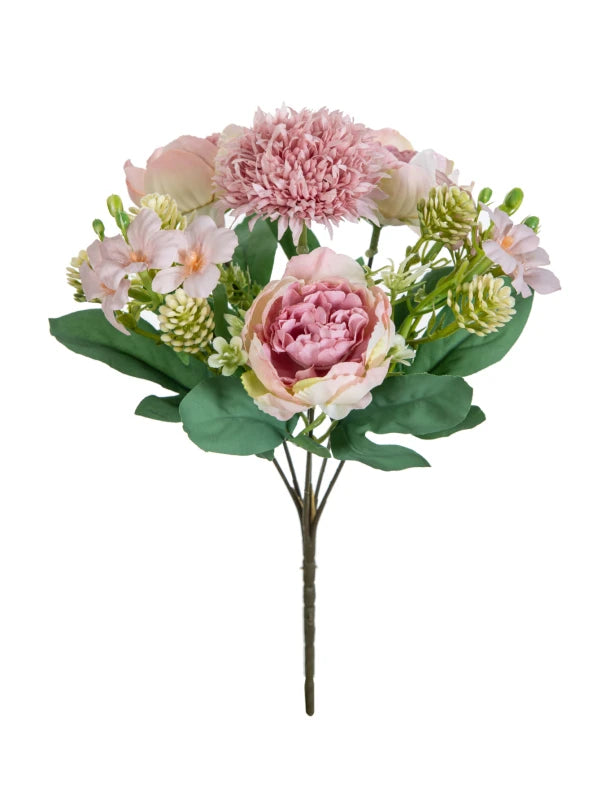 Artificial Silk Peony Bouquet | Wedding & Home Decor Flowers