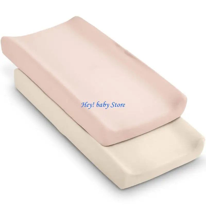 2-Pack Diaper Changing Pad Cover – Soft Breathable Changer Sleeve