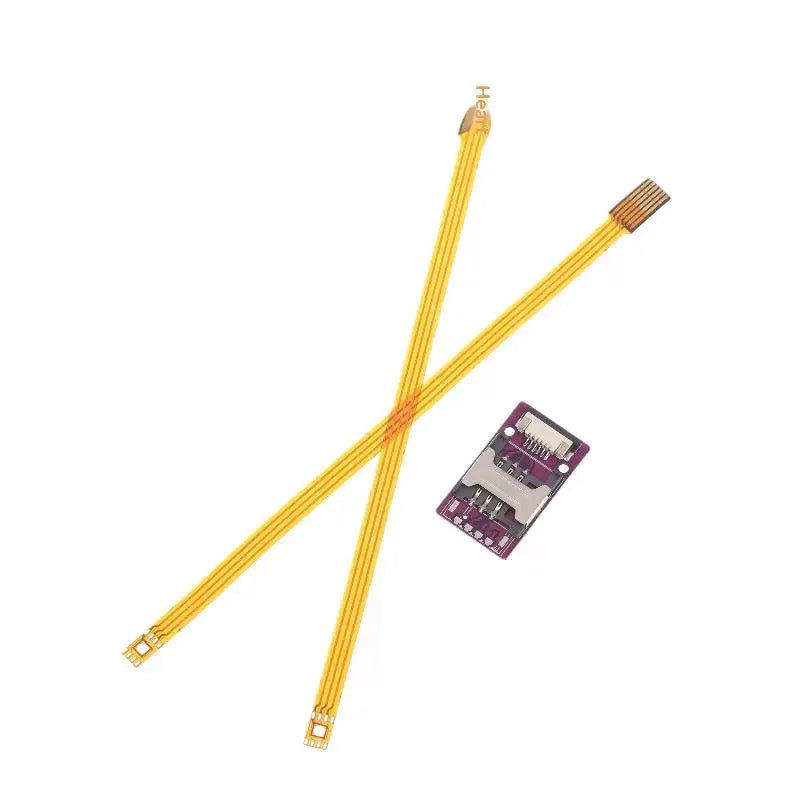 Solderable eSIM PCB Chip to External Card Holder Extension Cable