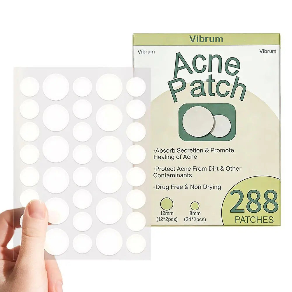 Invisible Pimple Patches with Tea Tree Oil – Hydrocolloid Acne Patches & Blemish Dots (72 or 288 Count) Peaceful Pleasures Health and Wellness 288 counts