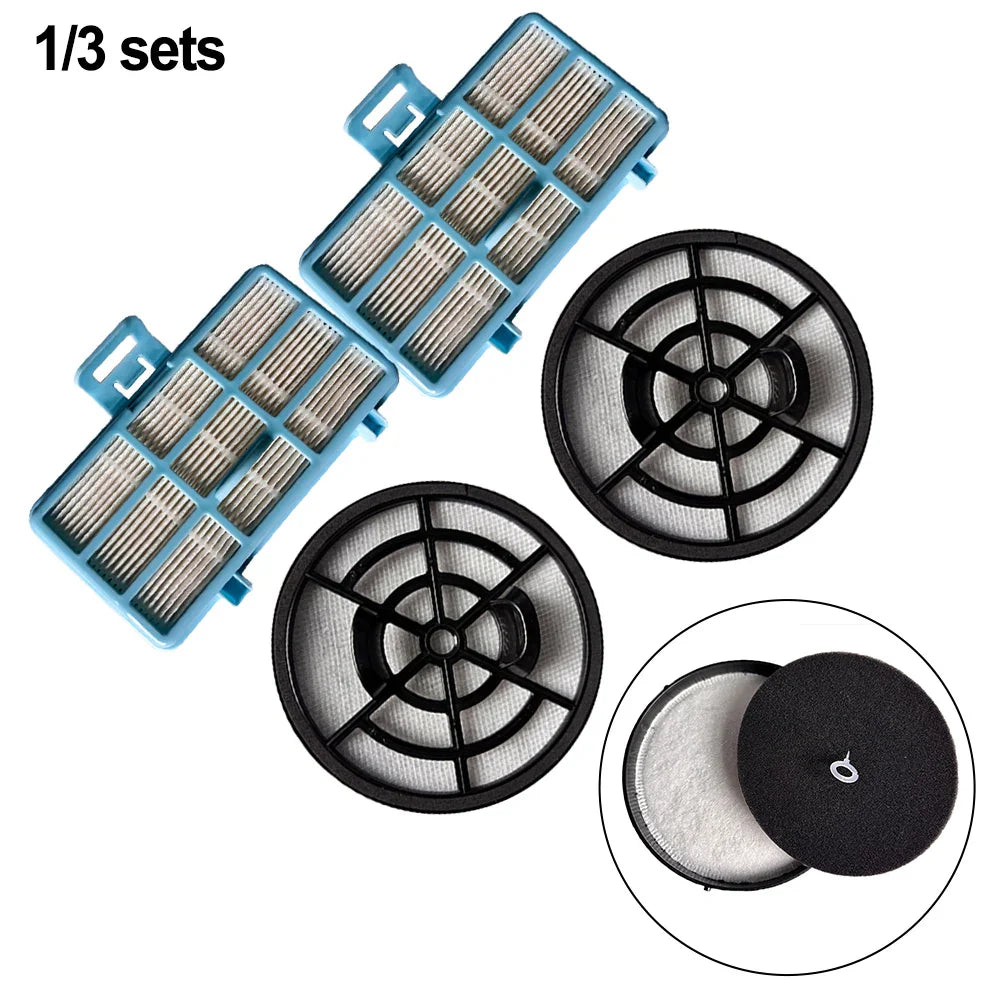 4-Pack Washable HEPA Filter Set for Bagless Vacuum XB1042/10