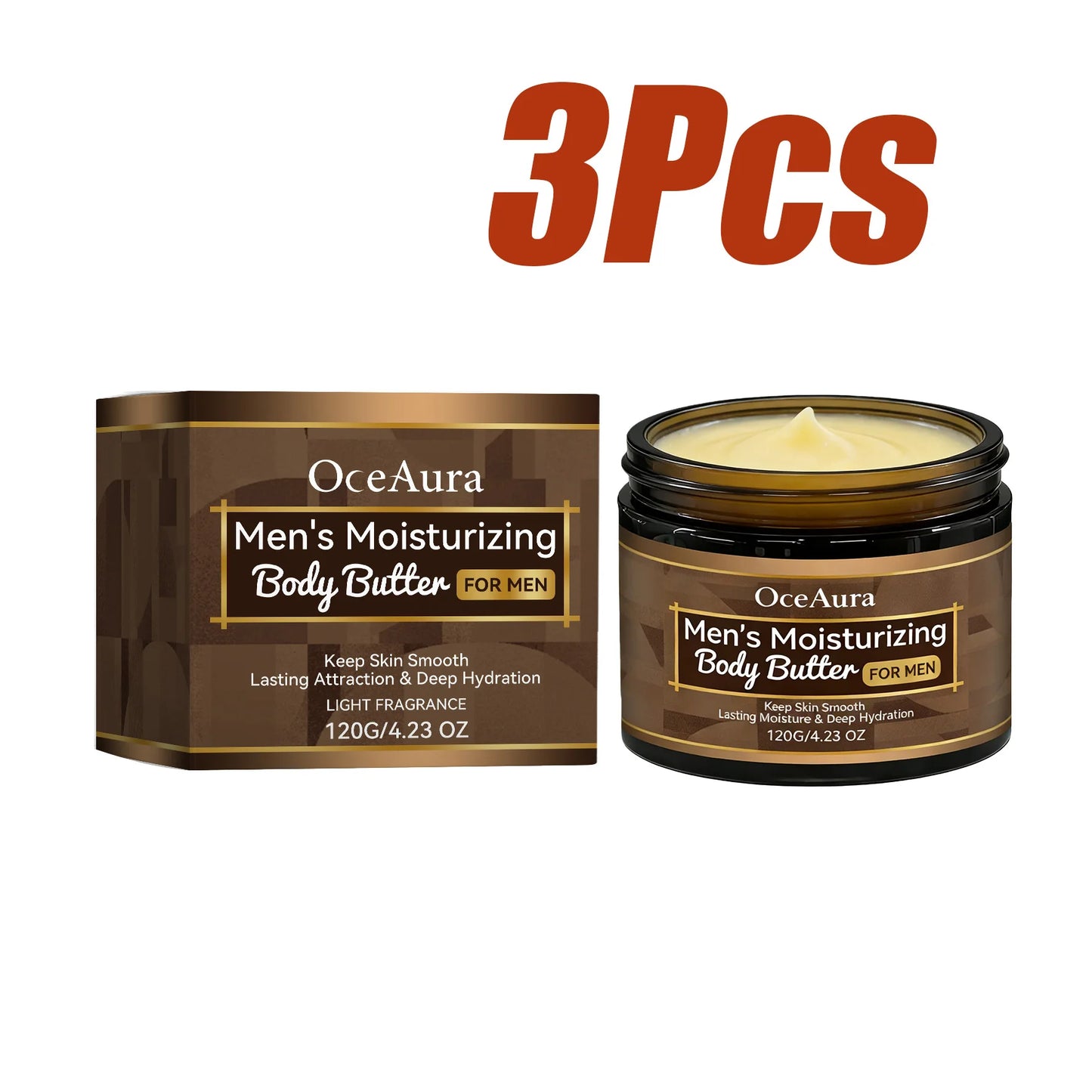 Men's Body Butter – Deep Hydrating Cream for Dry Skin
