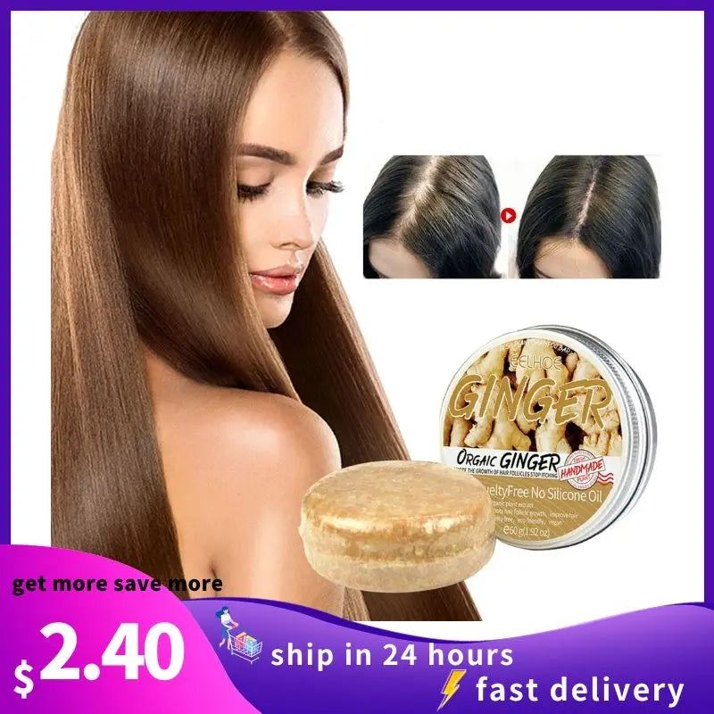 Ginger Shampoo Bar – Natural, Oil Control | All Hair Types
