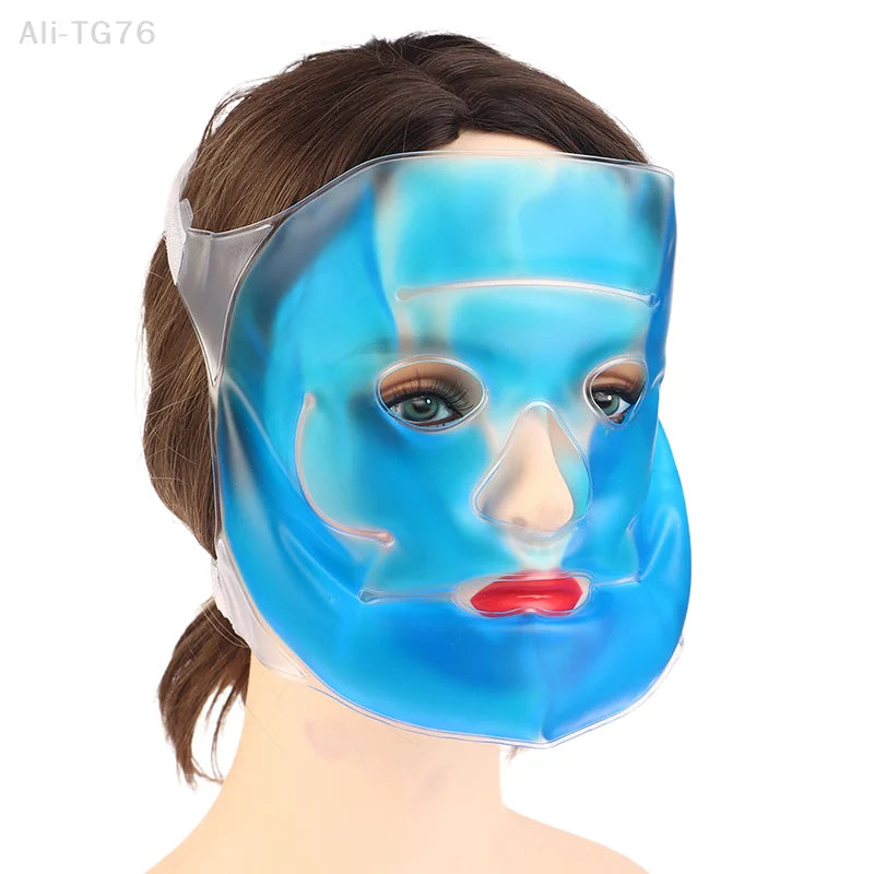 Cold Gel Face Mask – Full Face Ice & Hot Compress Pad