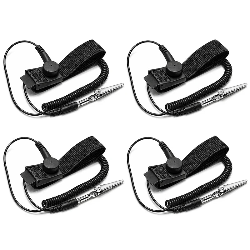 Anti-Static ESD Wrist Strap Grounding Band with Alligator Clip
