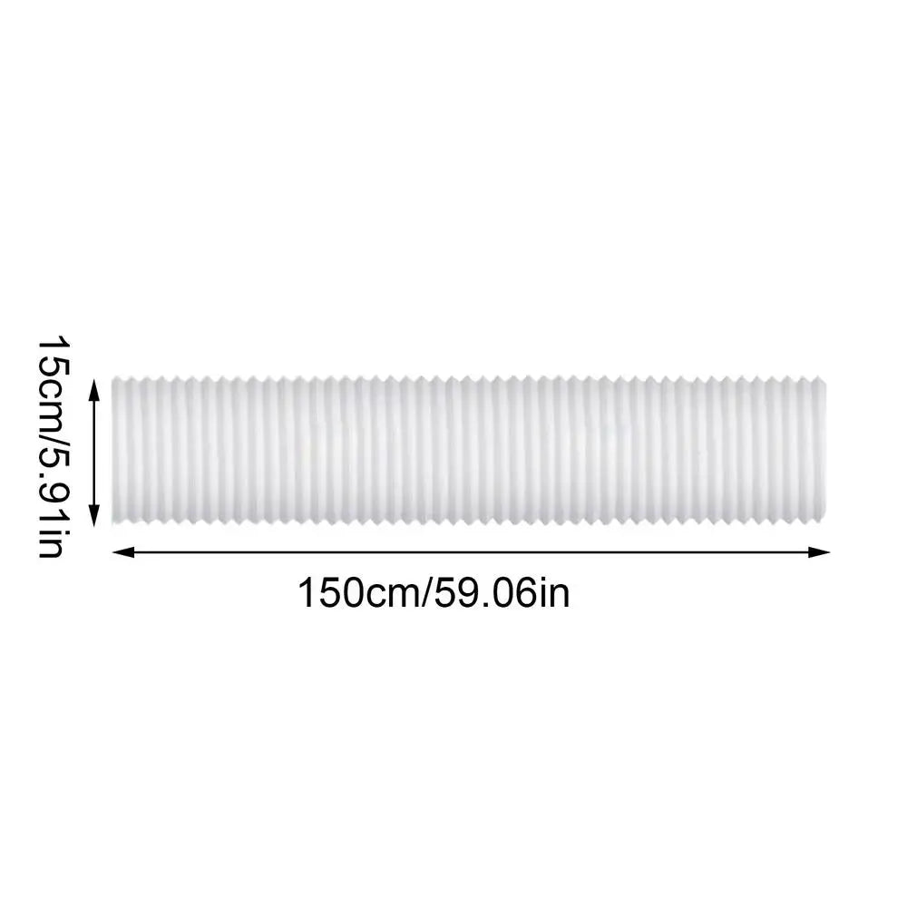 Flat air conditioner exhaust pipe adapter Versatile Hose Connector Portable Ac Exhaust Hose Coupler for mobile air conditioner Peaceful Pleasures Health and Wellness Diameter 150mm