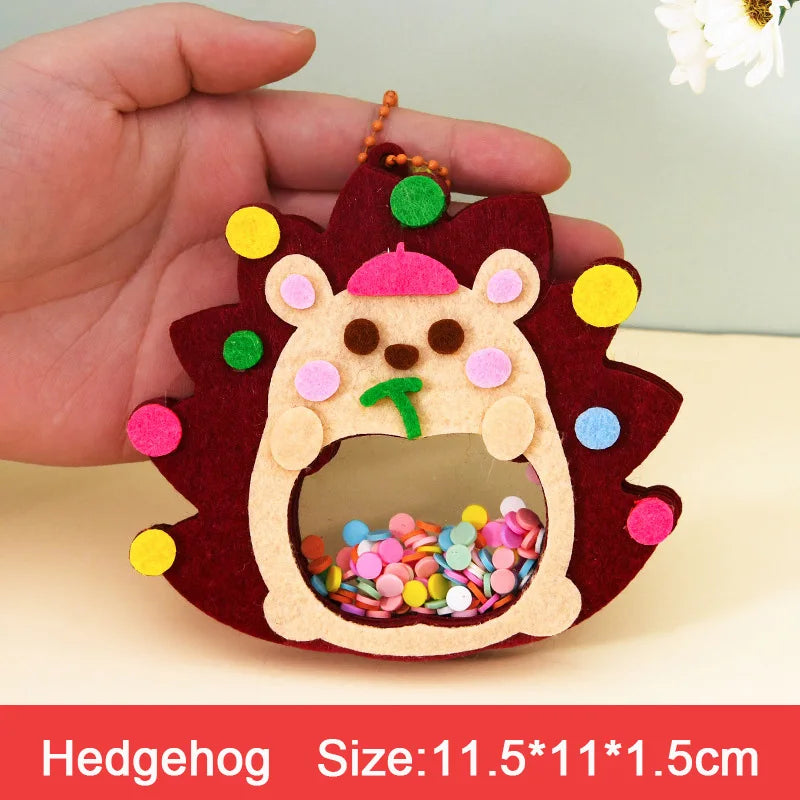 Creative Sequin Shaker Halloween Animal Pendant Handmade Craft