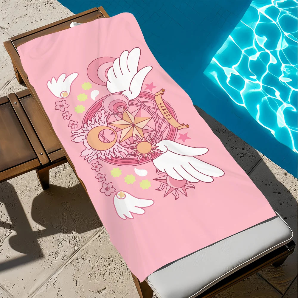 Cardcaptor Sakura Anime Beach Towel | Quick Dry, Soft, Multi-Size