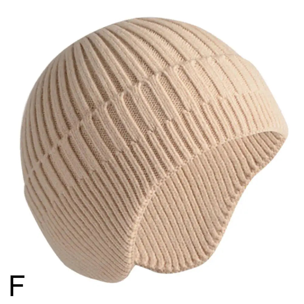Winter Knit Hat with Ear Protection – Unisex Warm Cycling Cap