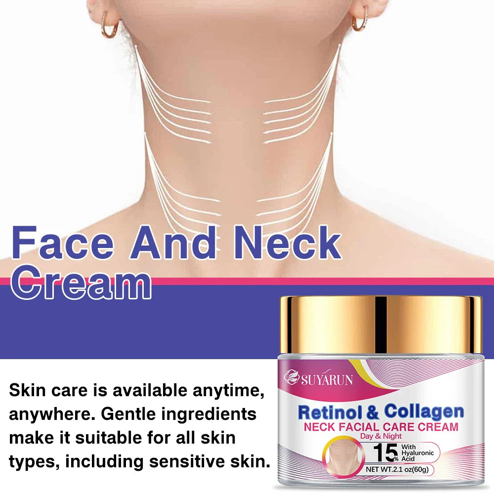 SUYARUN Retinol Collagen Face & Neck Firming Cream | Glass Jar