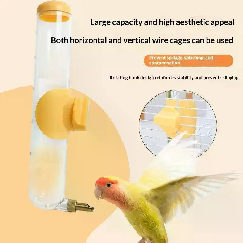 240ml Automatic Bird Water Feeder – Leak-Proof Parrot Dispenser