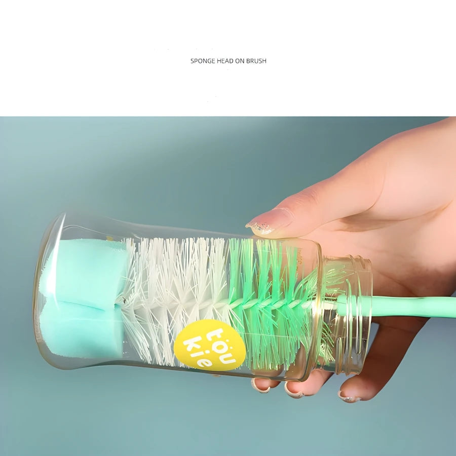 Baby Bottle & Pacifier Cleaning Brush Set – 2-Piece Nylon