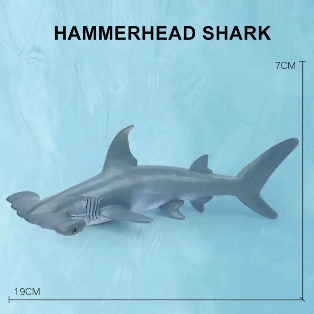 PVC Ocean Animal Figurines – Shark & Whale Sea Life Toys