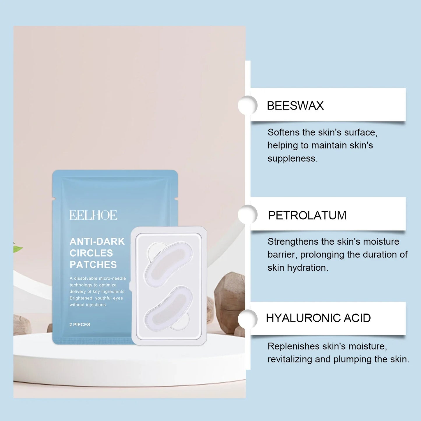 Eelhoe Moisturizing Eye Patches – Hydrating Daily Eye Mask