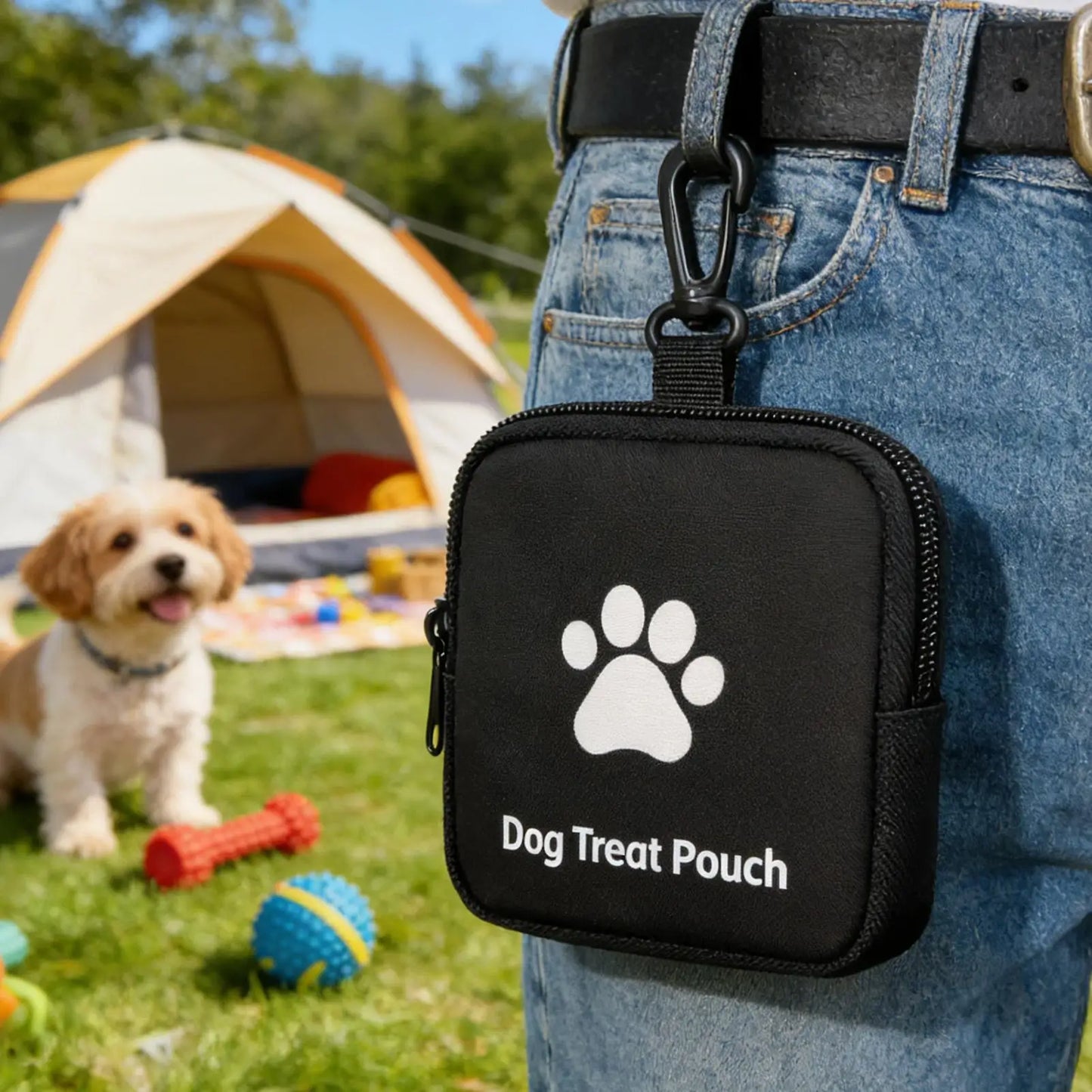 Dog Training Treat Bag – Leakproof Portable Snack Waist Pouch