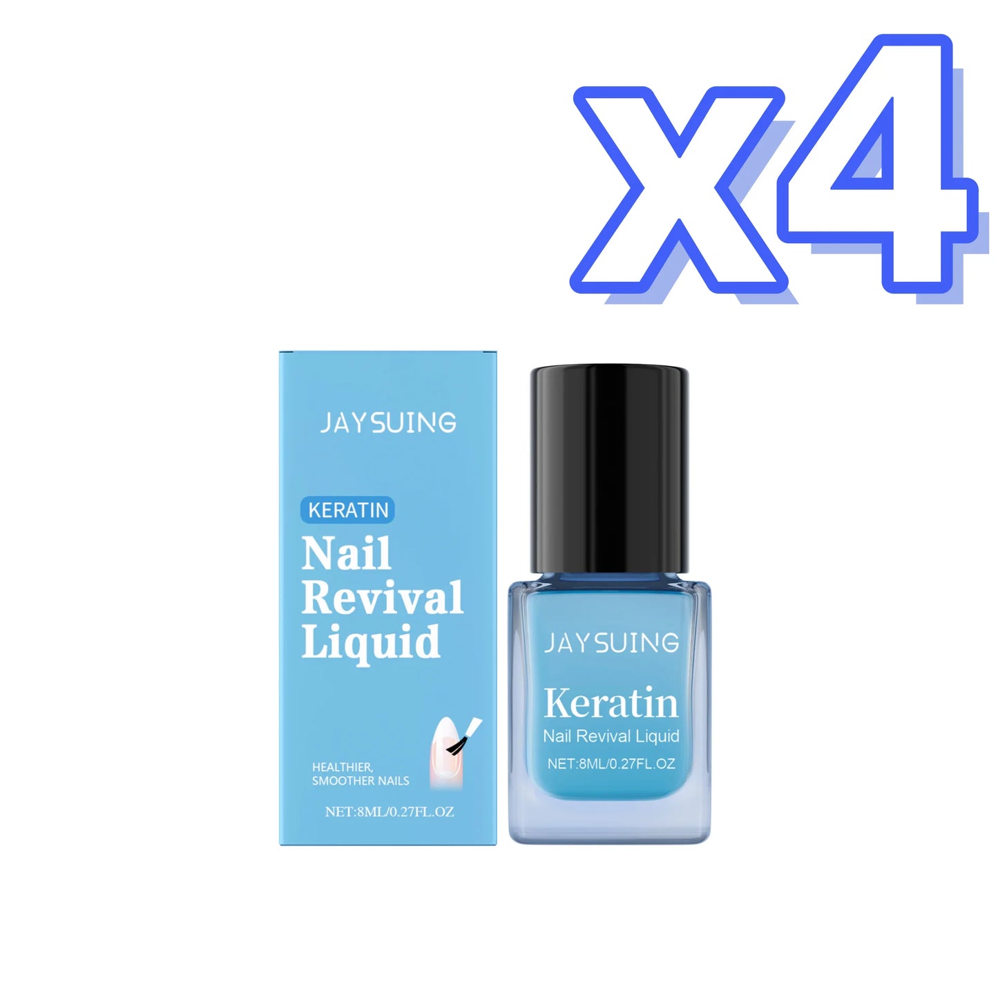 Hyaluronic Acid Nail Strength Oil Deep Nourish Repair Dry Brittle Cuticle Smooth Nail Surface Reduce Crack Mild Nail Cuticle Oil Peaceful Pleasures Health and Wellness 8ml Boxed X 4PCS