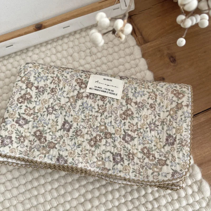 Baby Muslin Swaddle Blanket | 2-Layer Cotton & Bamboo Gauze