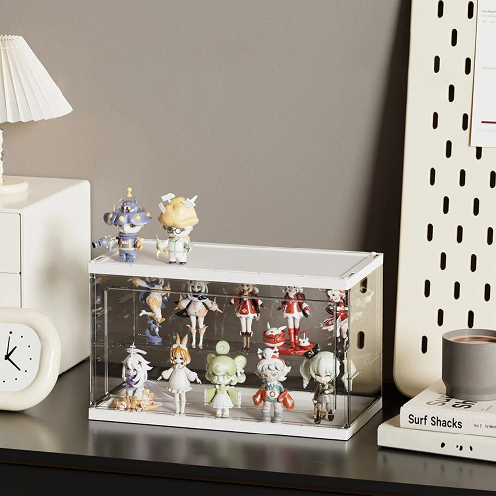Blind Box Storage Display Rack Bubble Mart Transparent Acrylic Doll Display Box Handmade Doll Storage Peaceful Pleasures Health and Wellness 1pcs