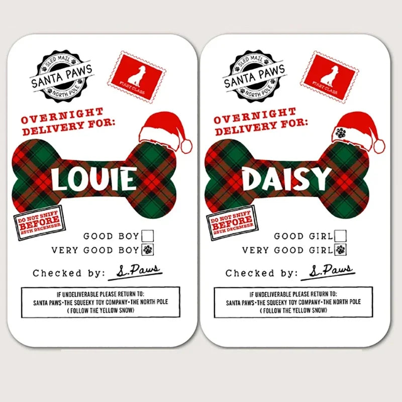 Personalised Santa Sack | Dog & Pet Christmas Stocking Bag