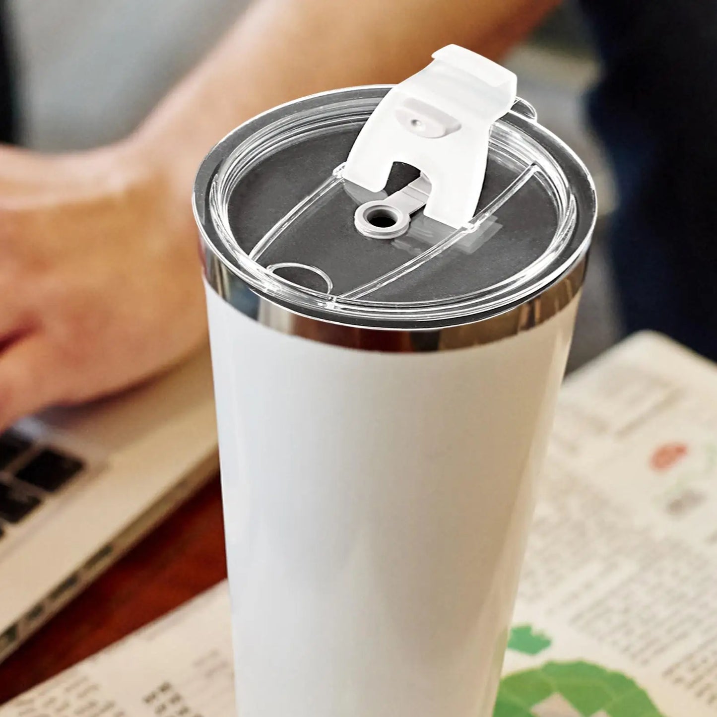 Tumbler Replacement Lids Eggshell cup ice cup lid milk cup straw sealing flap cover Daily Use Leakproof Tumbler Accessories Peaceful Pleasures Health and Wellness