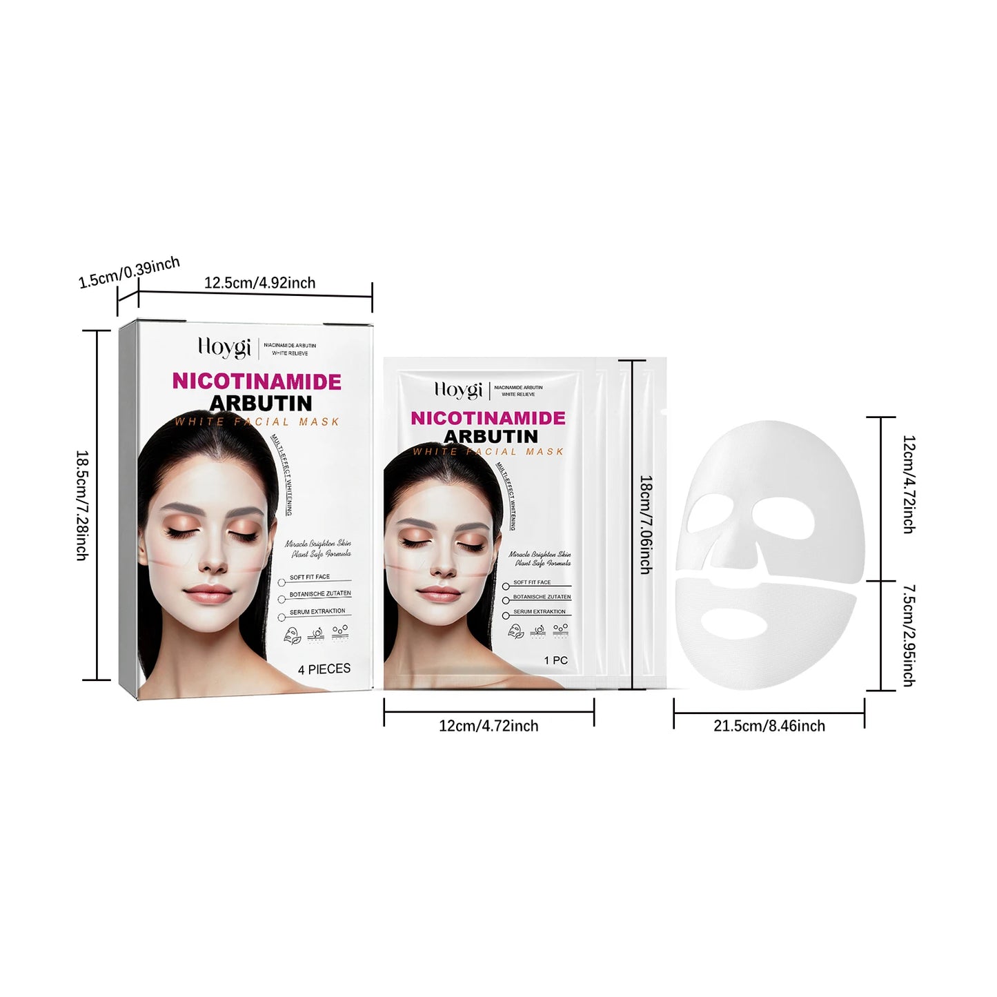 Niacinamide & Arbutin Brightening Hydrating Sheet Mask