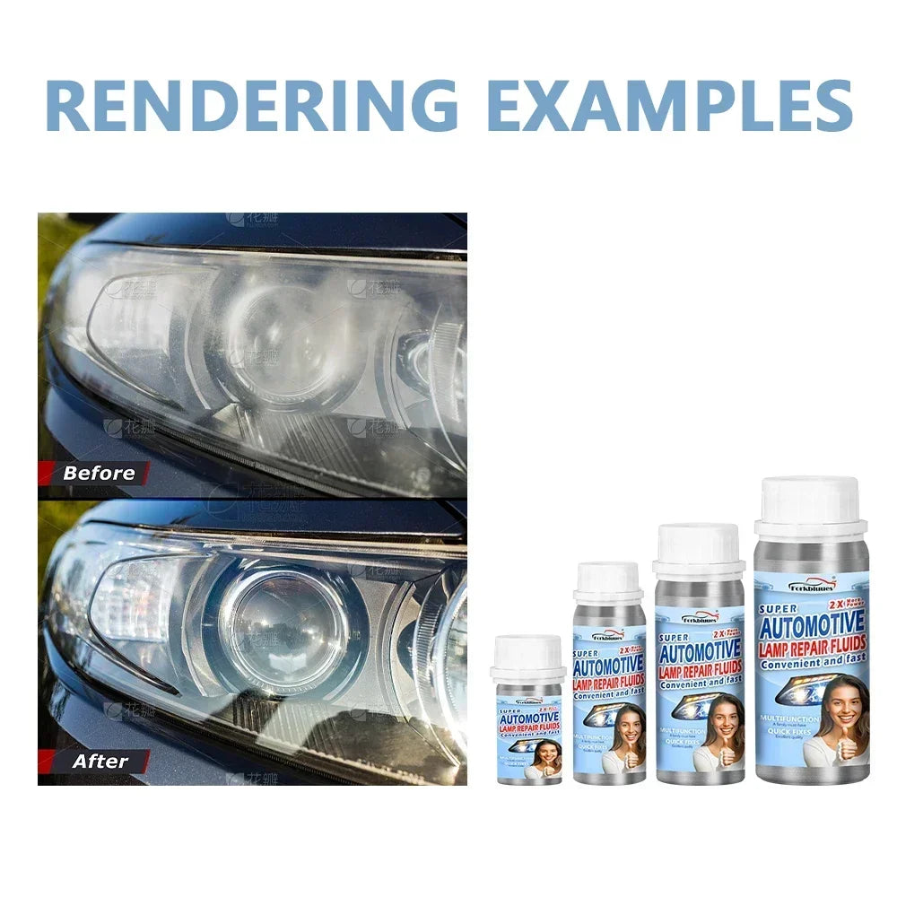 800ml Headlights Liquid Polymer Headlight Chemical Polish Repair Fluid Refurbishment Scratch Repair Polishing Headlights Kit Peaceful Pleasures Health and Wellness