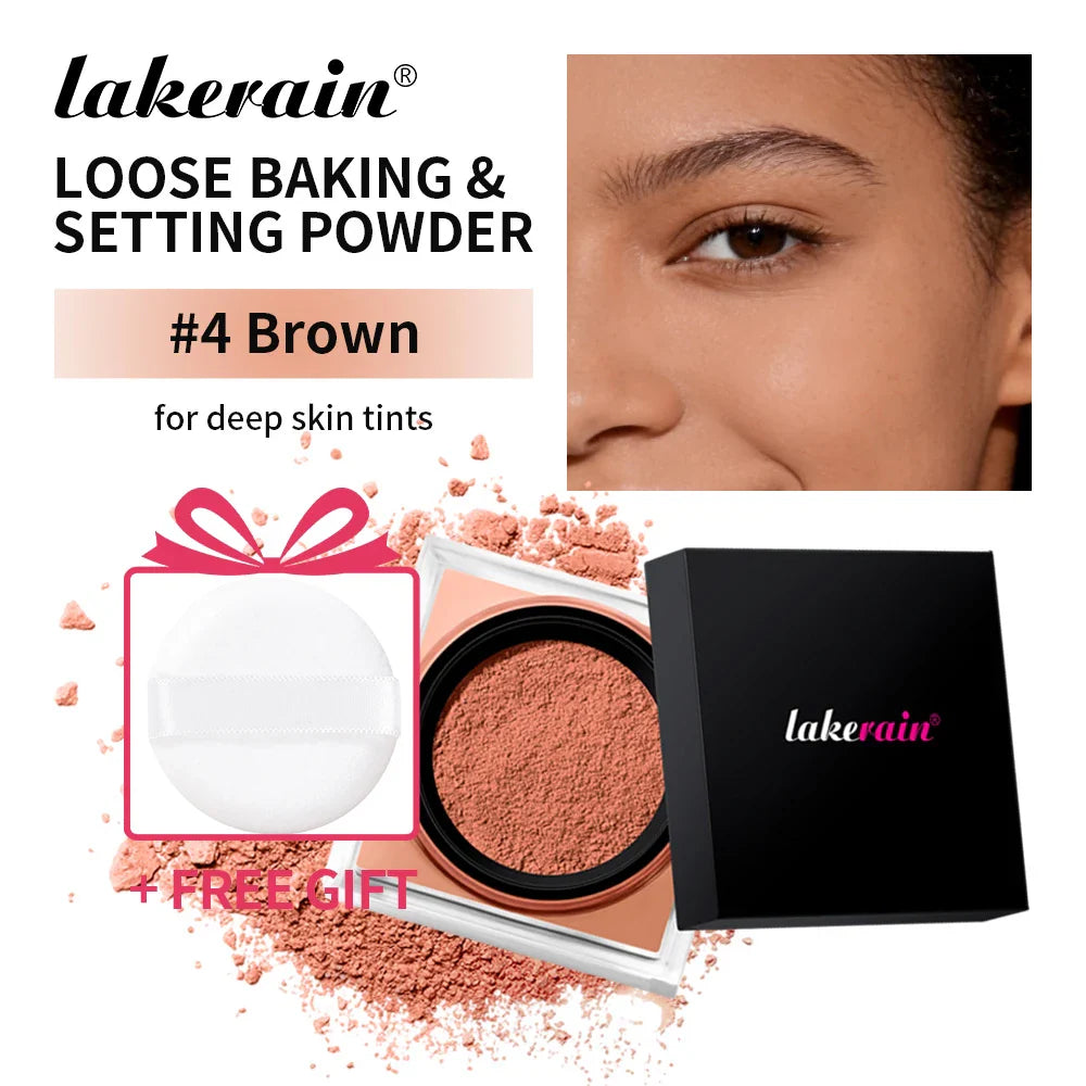 Loose Baking & Setting Powder – Matte Oil Control, 4 Shades