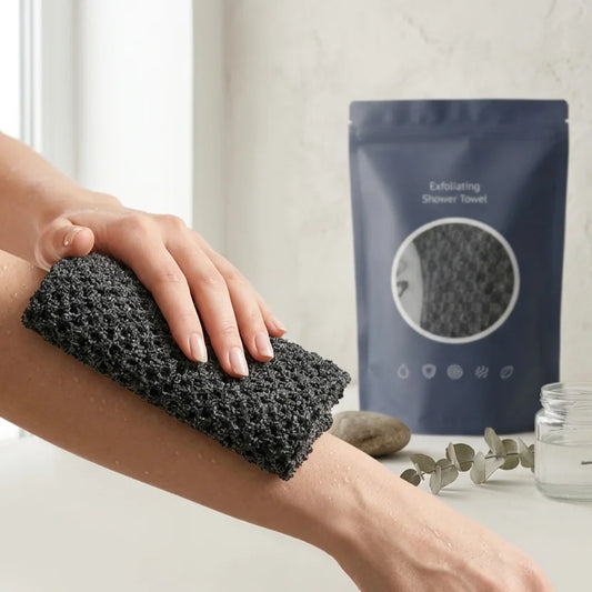 Ultra-Long Exfoliating Bath Towel – Back Scrubber for Shower Exfoliating Bath Towel Oasis Select