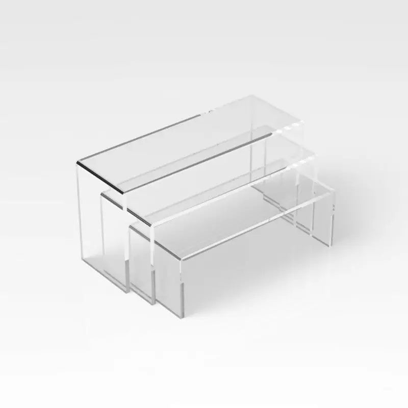 U-Shaped Acrylic Display Stand Set of 3 | Desktop Organizer