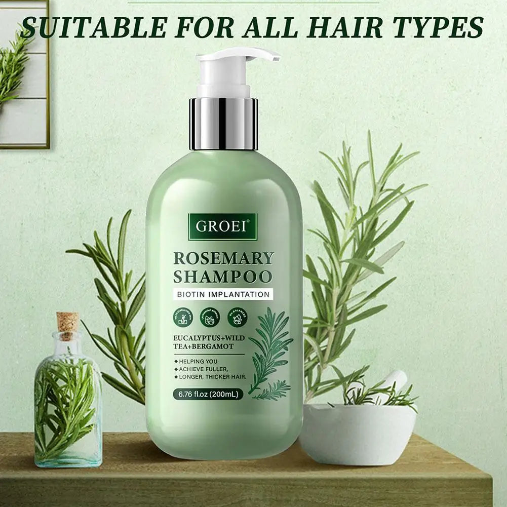 Rosemary Active Nutritional Fortification Shampoo And Hair Conditioner 200ml Formula Gentle Nourishing And Cleansing Scalp Peaceful Pleasures Health and Wellness