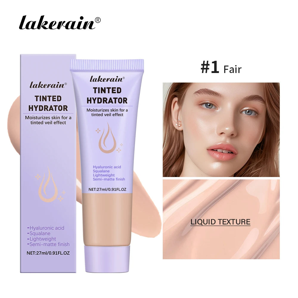 Lakerain Tinted Hydrator Buildable Coverage Intense Moisturizing Even Skin Tone Semi-matte Finish Makeup Moisturizing Cream Peaceful Pleasures Health and Wellness Fair