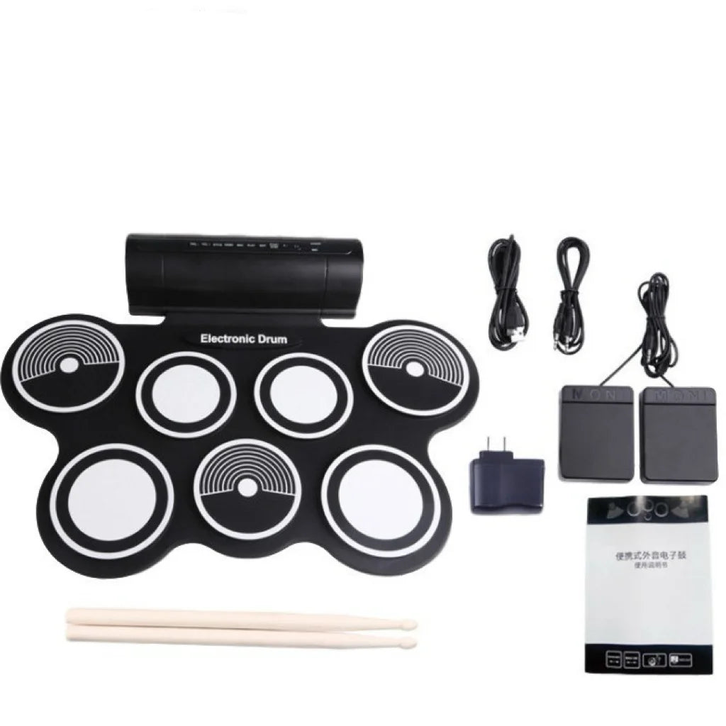MD759 Hand-rolled Electronic Drum Adult Beginner Dual-speaker