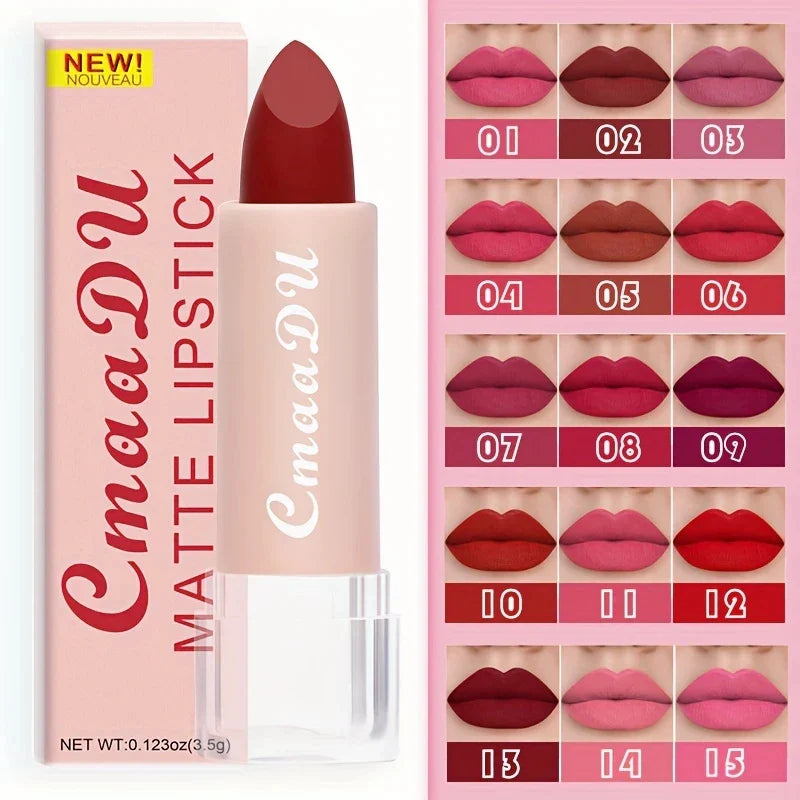 Cmaadu Velvet Matte Lipstick – Waterproof Long-Lasting Lip Gloss