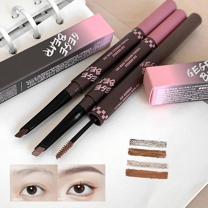 2-in-1 Eyebrow Pencil & Brow Tint Kit – Waterproof Natural Look