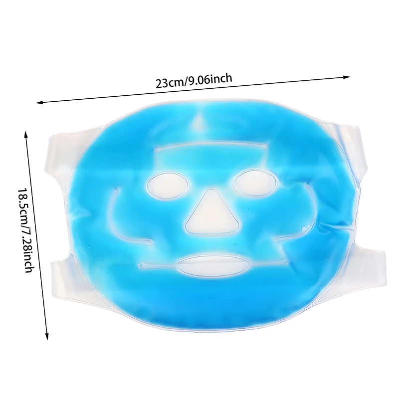 Cold Gel Face Mask – Full Face Ice & Hot Compress Pad