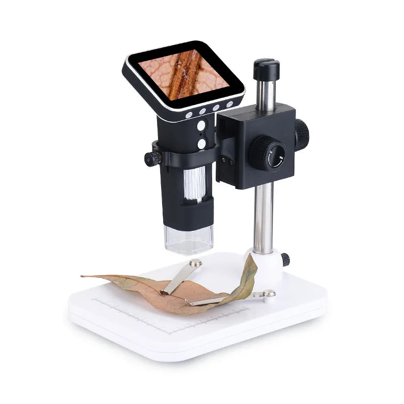 3.5-Inch Screen 200W High-Definition Digital Microscope Handheld Portable Children's Microscope Peaceful Pleasures Health and Wellness